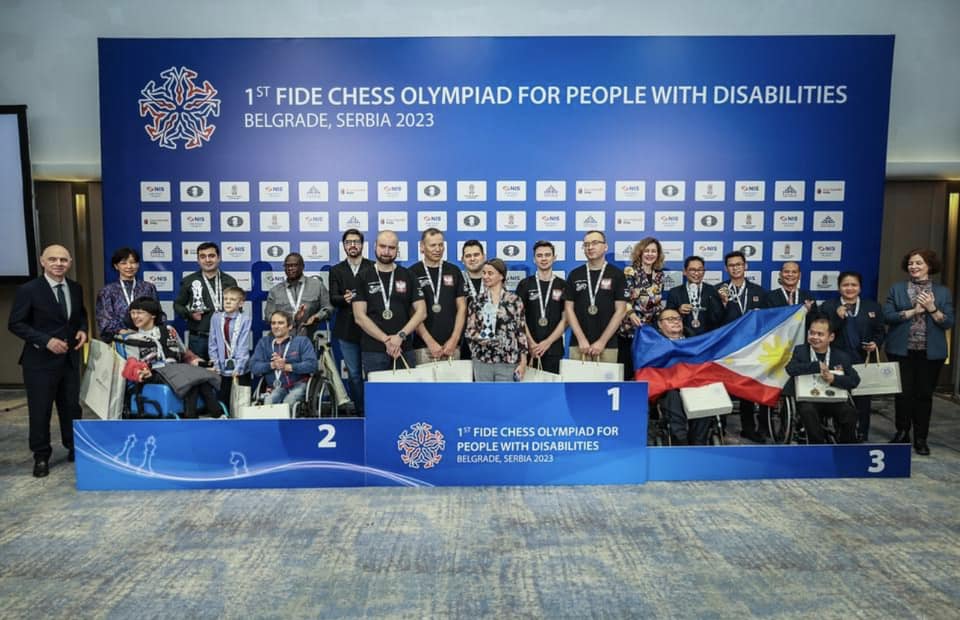 First Chess Olympiad for people with disabilities 2023 Belgrade, Serbia