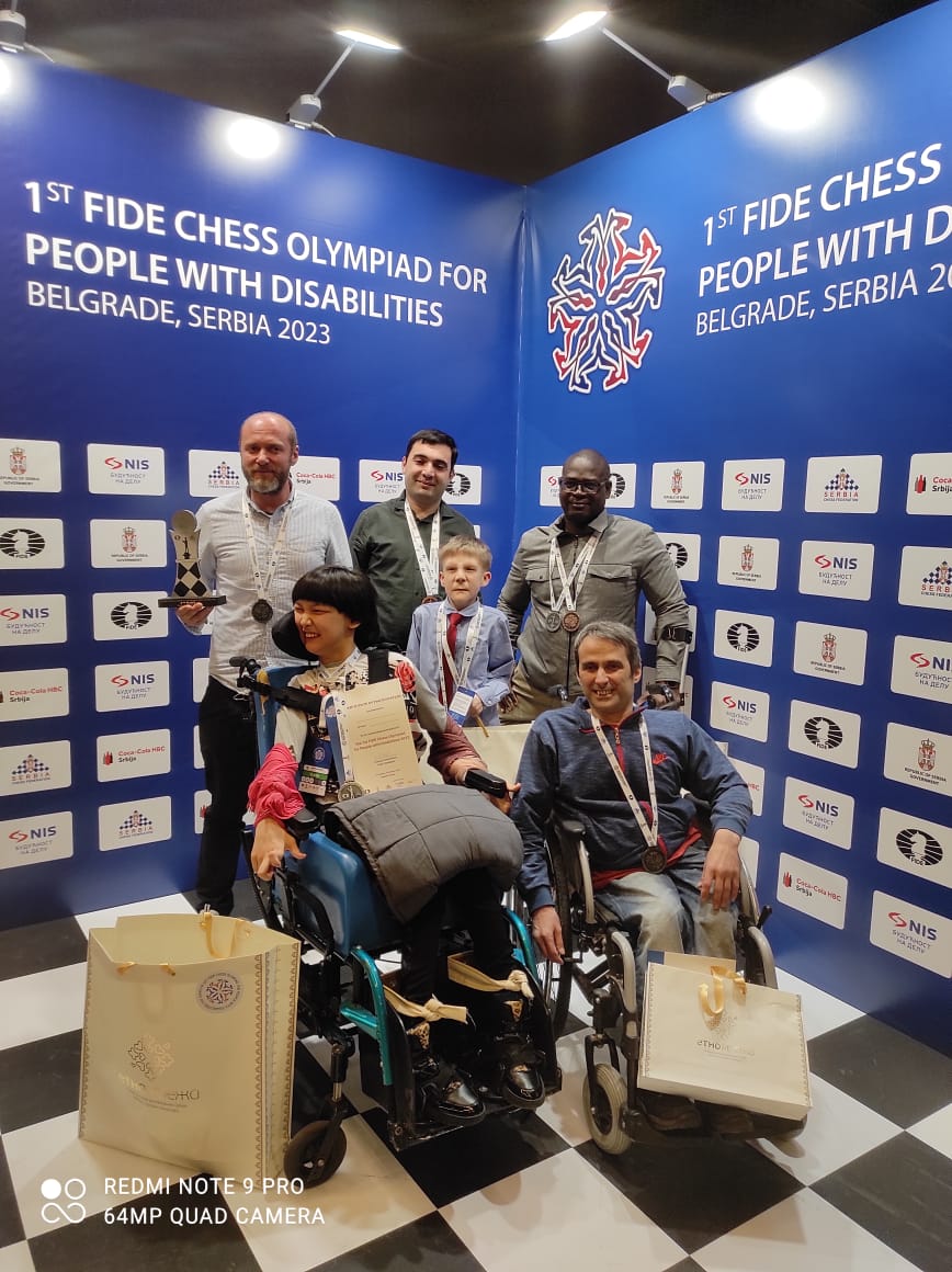 International Chess Federation on X: Two rounds were played at the FIDE Chess  Olympiad for People with Disabilities. Six teams won both matches: India,  FIDE, Israel, Philippines, Serbia 2, and Poland.