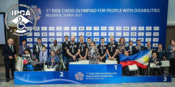 International Chess Federation on X: Two rounds were played at the FIDE Chess  Olympiad for People with Disabilities. Six teams won both matches: India,  FIDE, Israel, Philippines, Serbia 2, and Poland.